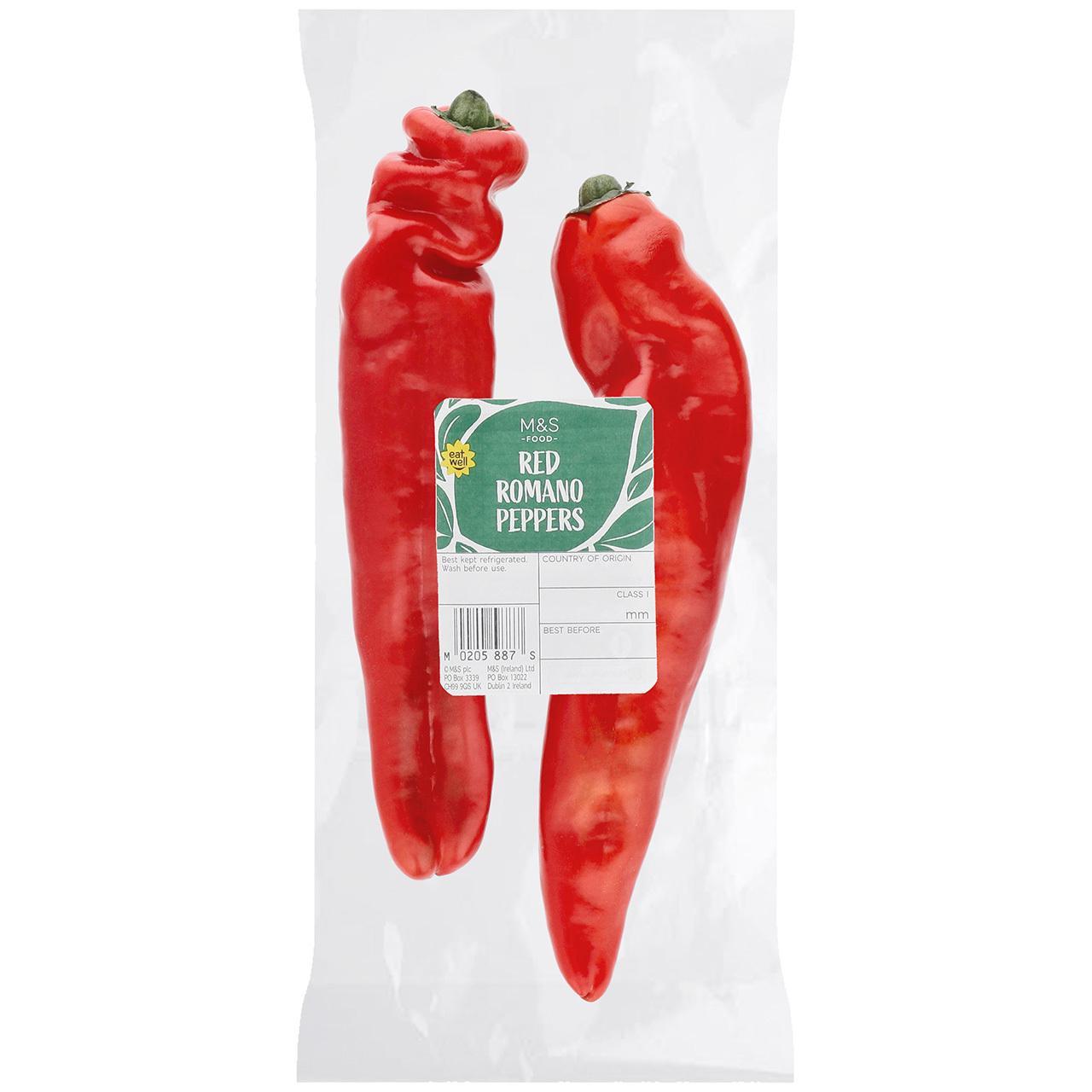 M&S Sweet Red Pointed Peppers