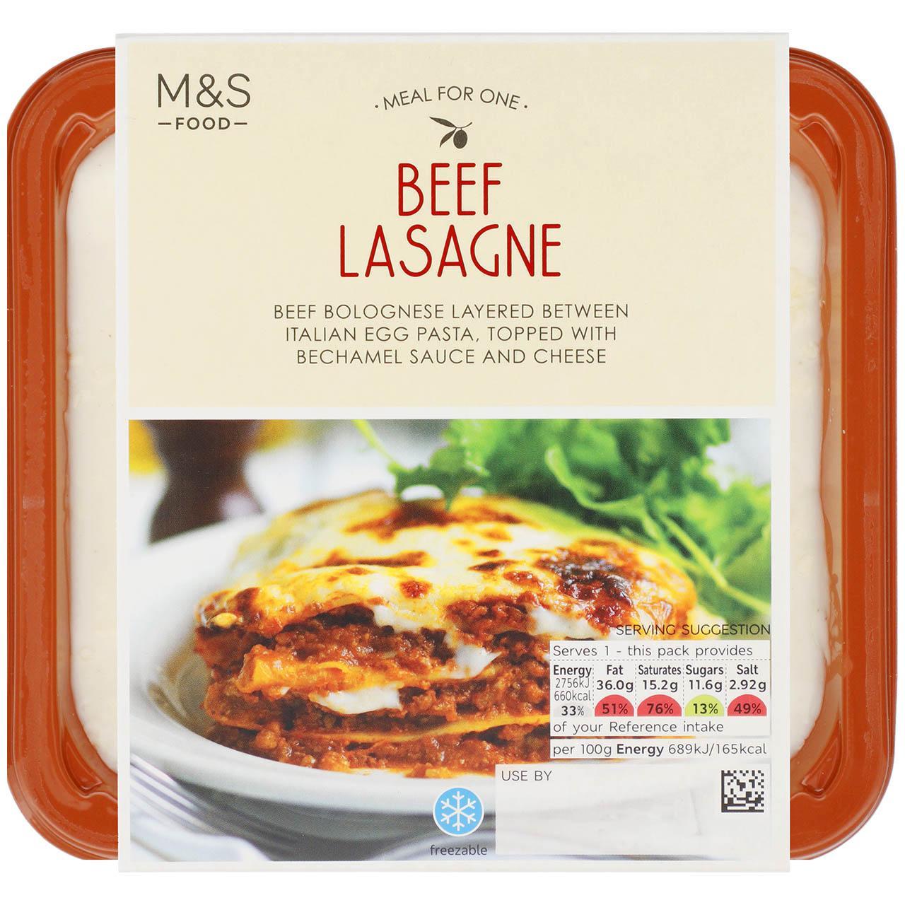 M&S Beef Lasagne