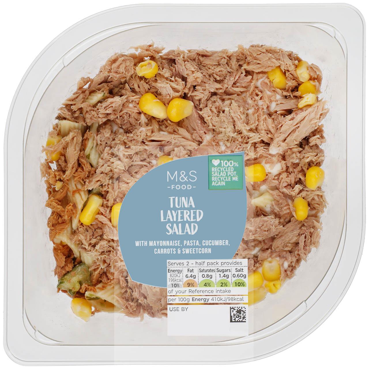 M&S Tuna Layered Salad