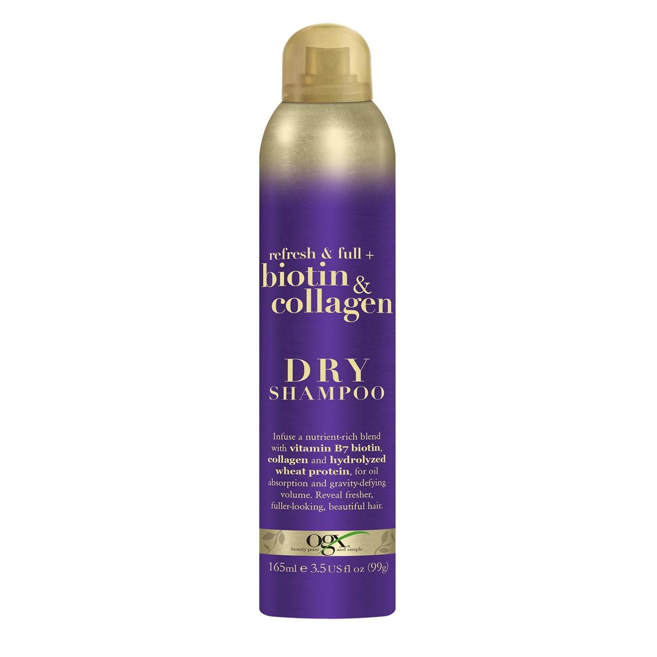 Ogx Refresh & Full + Biotin & Collagen Dry Shampoo  165ml