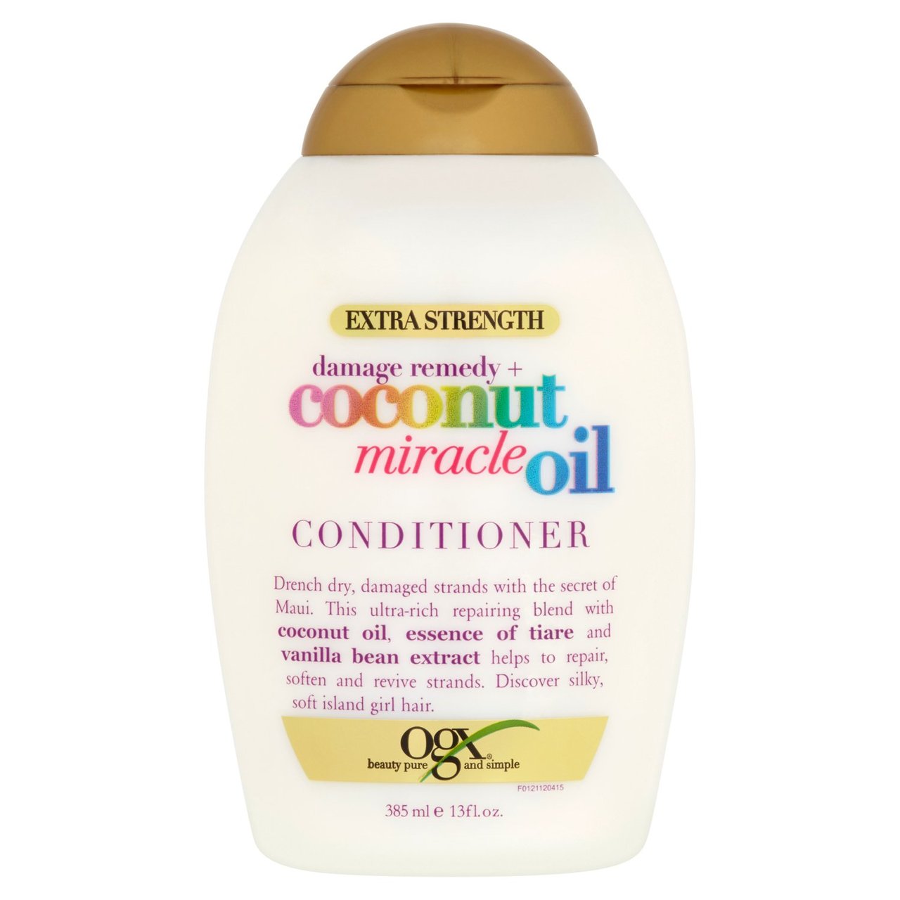 Ogx Damage Remedy + Coconut Miracle Oil Conditioner 385ml