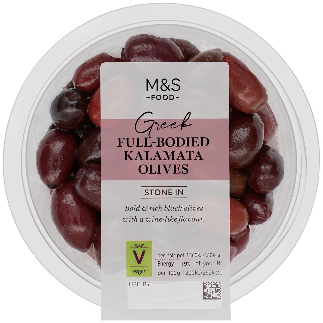 M&S Full-Bodied Greek Kalamata Olives