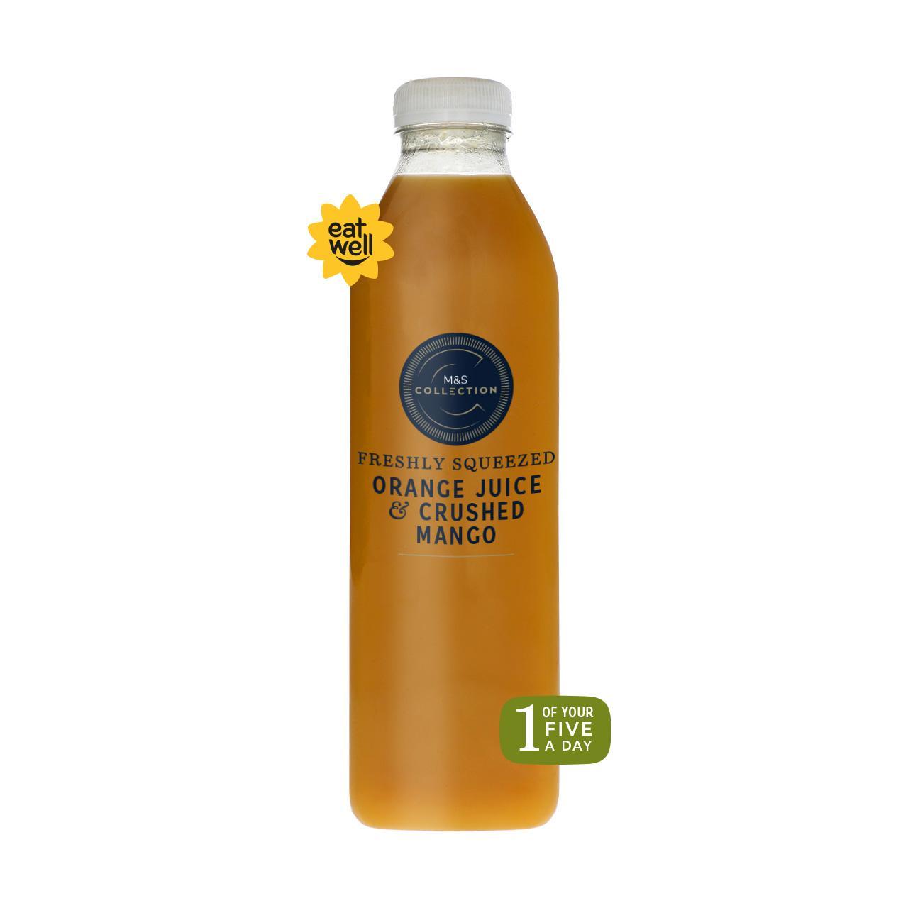 M&S Freshly Squeezed Orange Juice & Crushed Mango