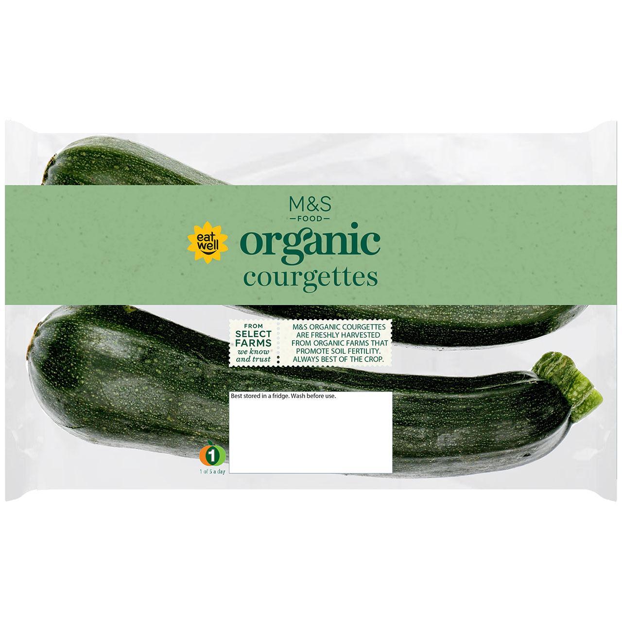 M&S Organic Courgettes