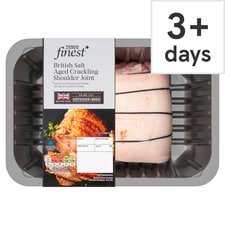 Tesco Finest British S/A Crackling Pork Rib Eye Shoulder Roast 800G-1.2Kg