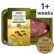 Tesco Organic Beef Small Rump Steak