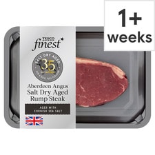 Tesco Finest 35 Day Salt Dry Aberdeen Angus Rump Steak