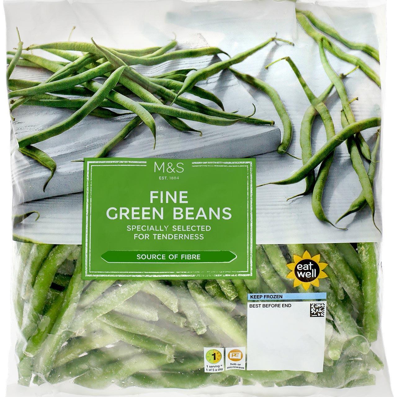 M&S Fine Green Beans Frozen