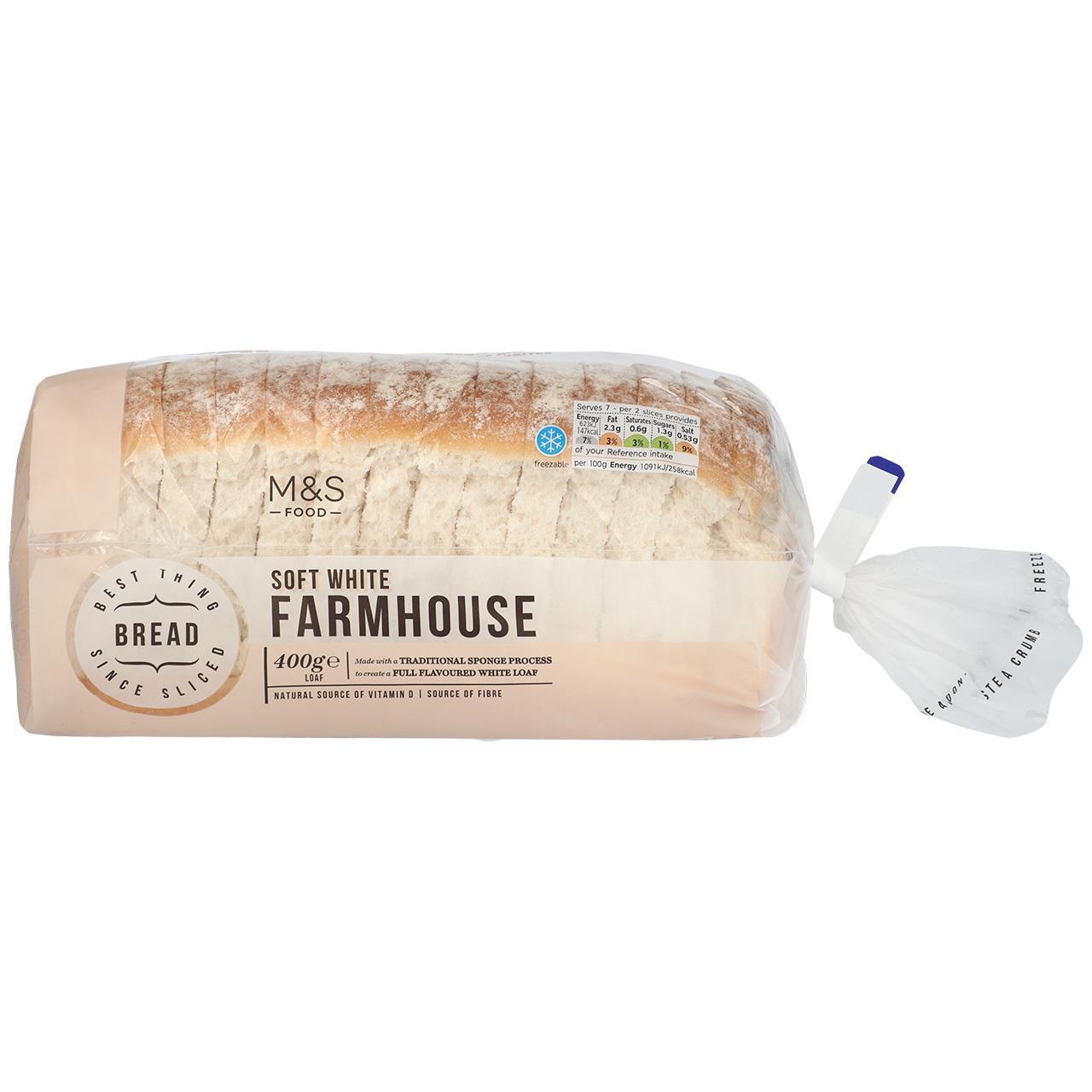 M&S Soft White Farmhouse Bread Loaf