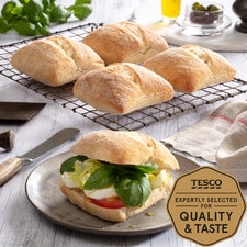 Tesco Ciabatta Roll 4 Pack