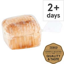 Tesco Crusty White Farmhouse Sliced Bread 400G