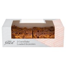 Tesco Finest Cornflake Brownies 2 Pack