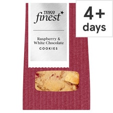 Tesco Finest Raspberry & White Chocolate Cookies 4 Pack