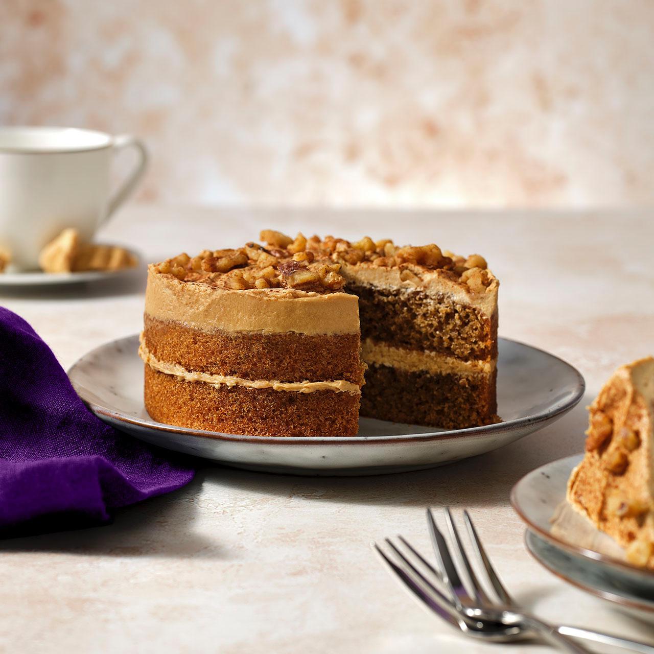 M&S Colombian Coffee and Walnut Cake