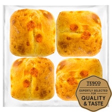 Tesco Chunky Cheese Rolls 4 Pack