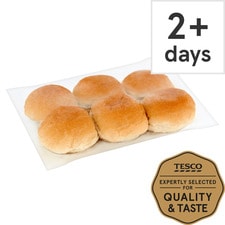 Tesco Soft White Rolls 6 Pack