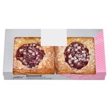 Tesco Finest Strawberries and Clotted Cream Danish 2 Pack