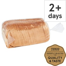 Tesco Crusty White Split Tin Sliced Bread 800G