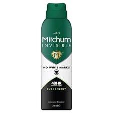 Mitchum Mens Pure Energy Antiperspirant Deodorant 200Ml