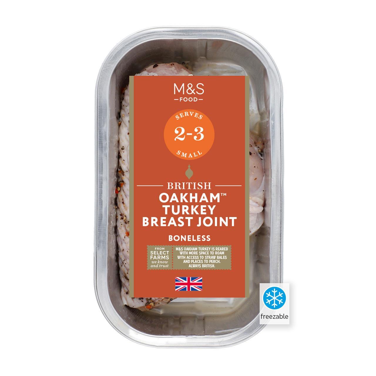 M&S Select Farms British Oakham Turkey Breast Joint Boneless