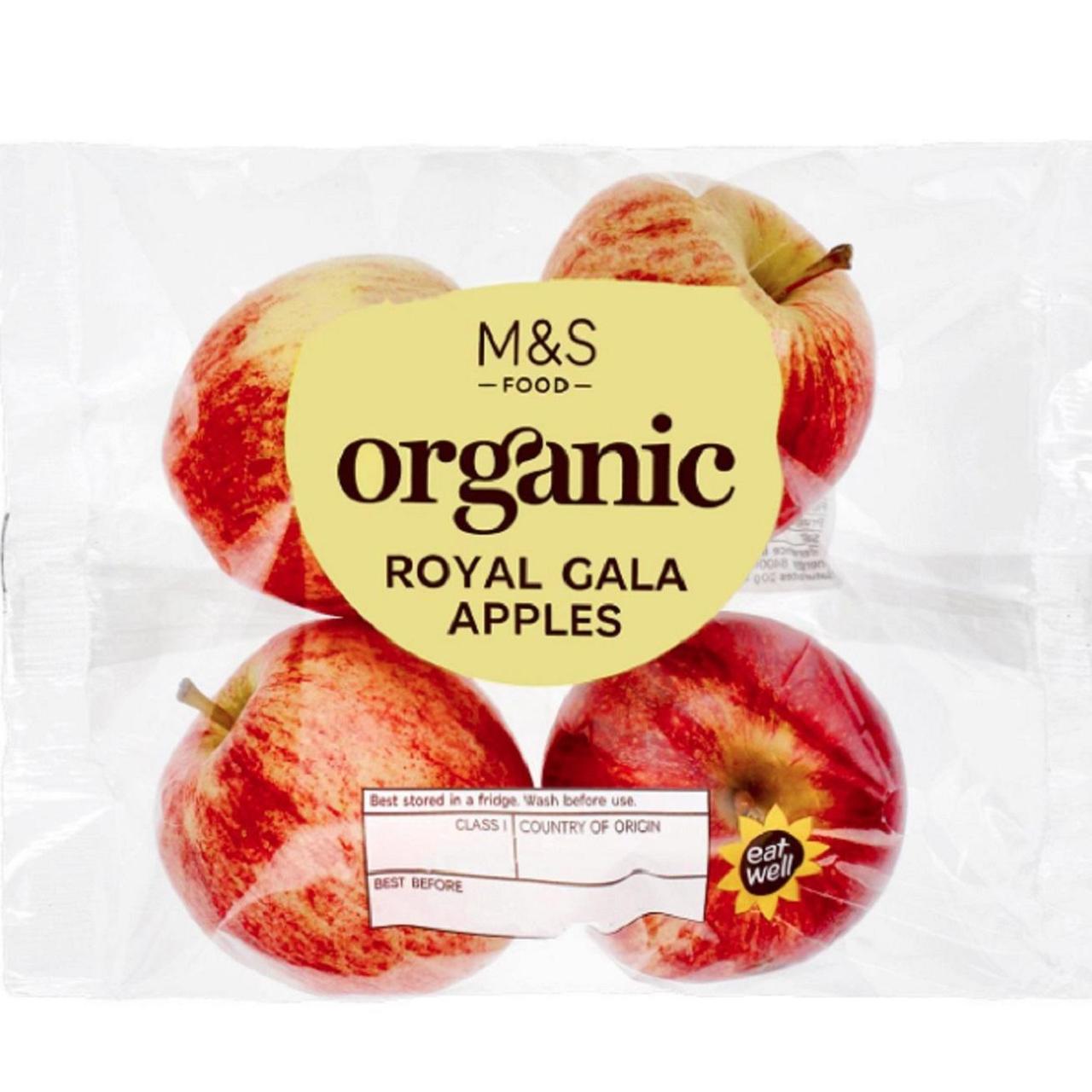 M&S Organic Gala Apples