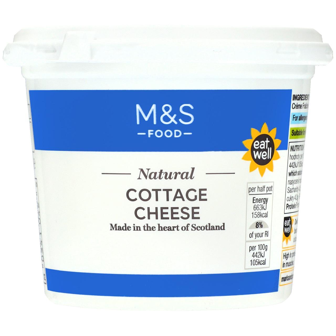 M&S Natural Cottage Cheese