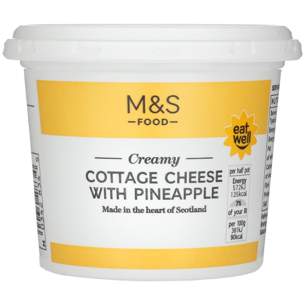 M&S Cottage Cheese with Pineapple