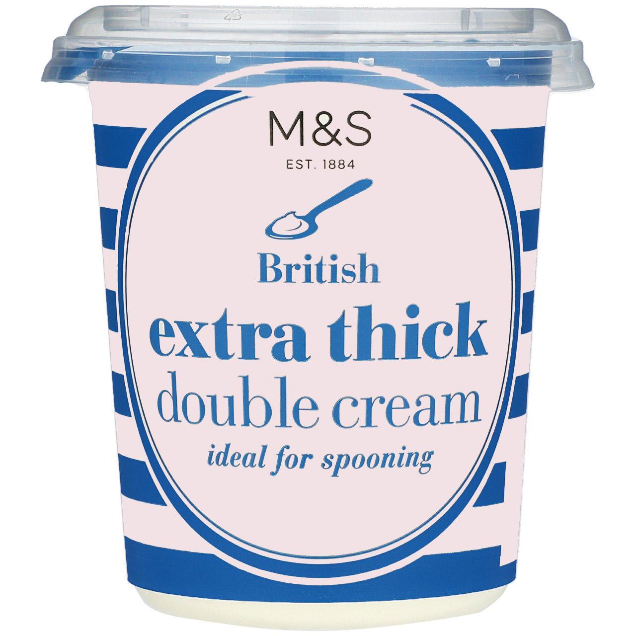 M&S British Extra Thick Double Cream