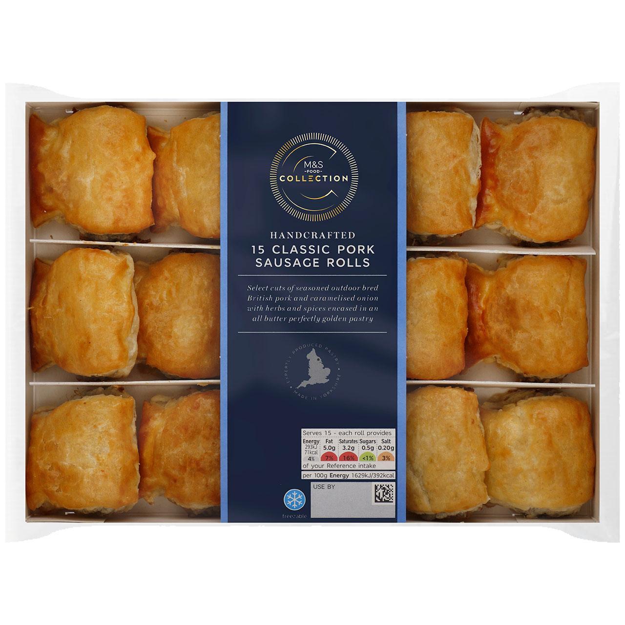 M&S Collection 15 British Pork Sausage Rolls