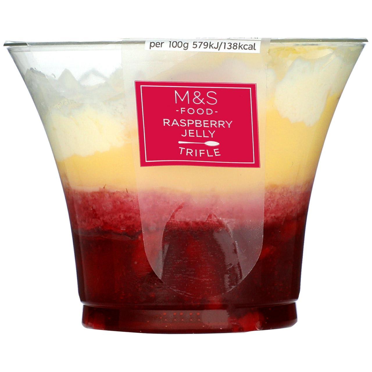 M&S Raspberry Jelly Trifle