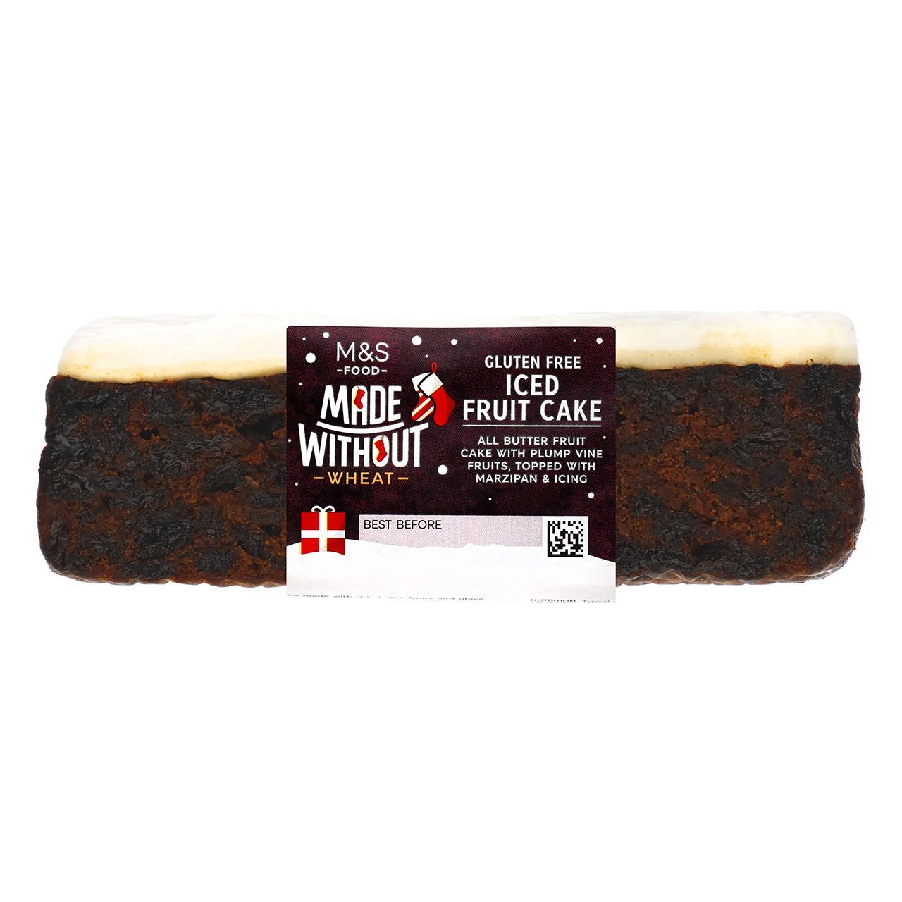 M&S Made Without Iced Fruit Cake Bar