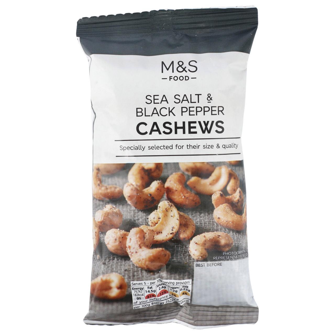 M&S Sea Salt & Black Pepper Cashews