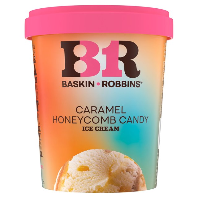 Baskin Robbins Caramel Honeycomb Candy Ice Cream 500ml