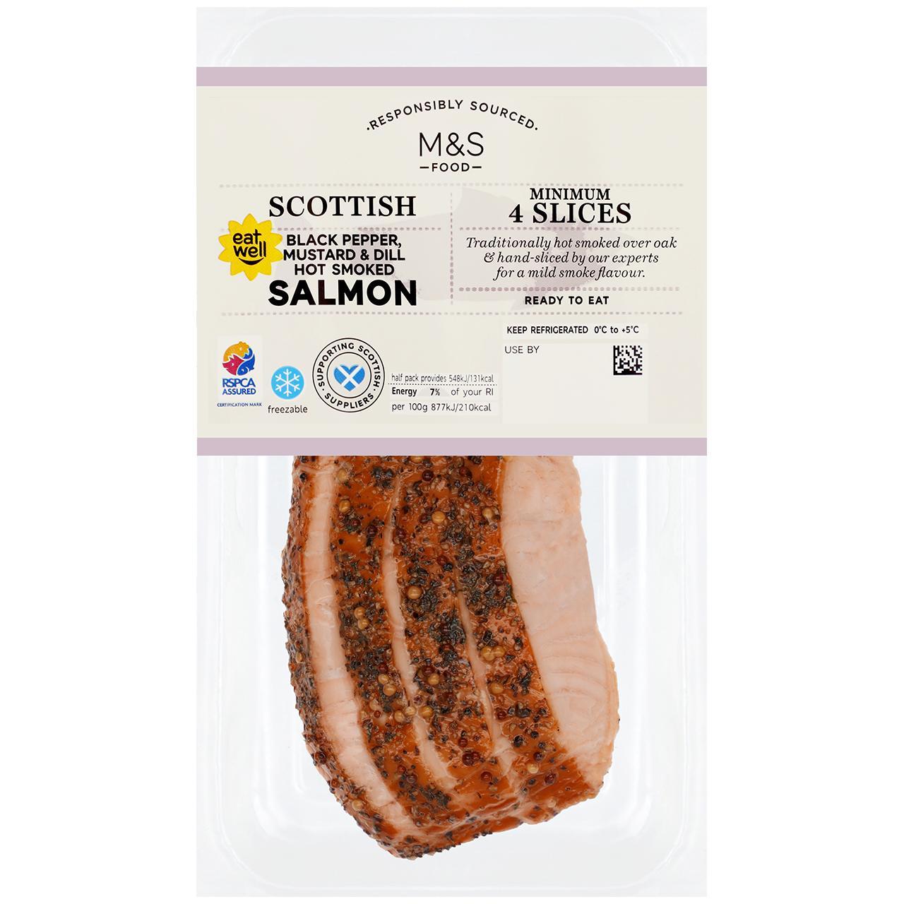 M&S Kiln Smoked Salmon 4 Slices