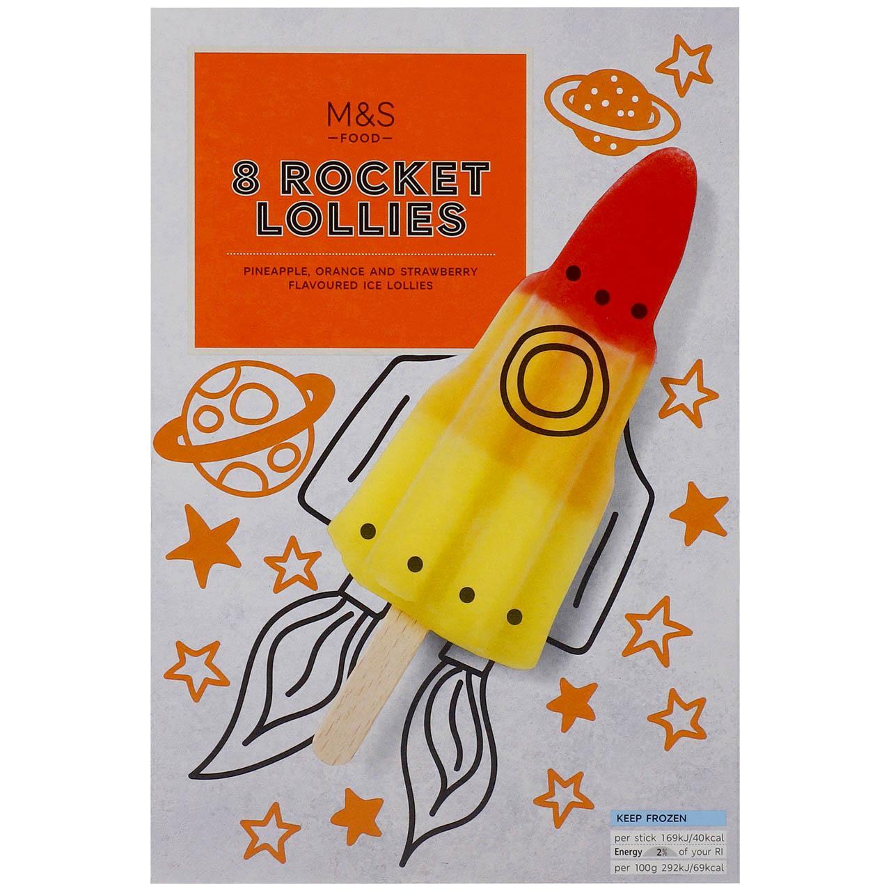 M&S Fruit Flavoured Rocket Lollies