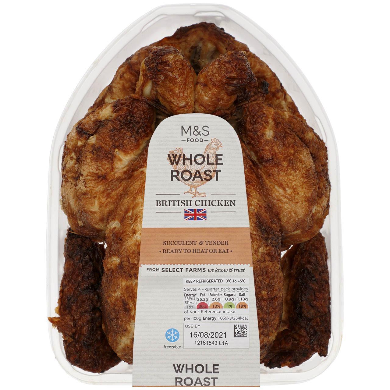 M&S Whole Roast Chicken