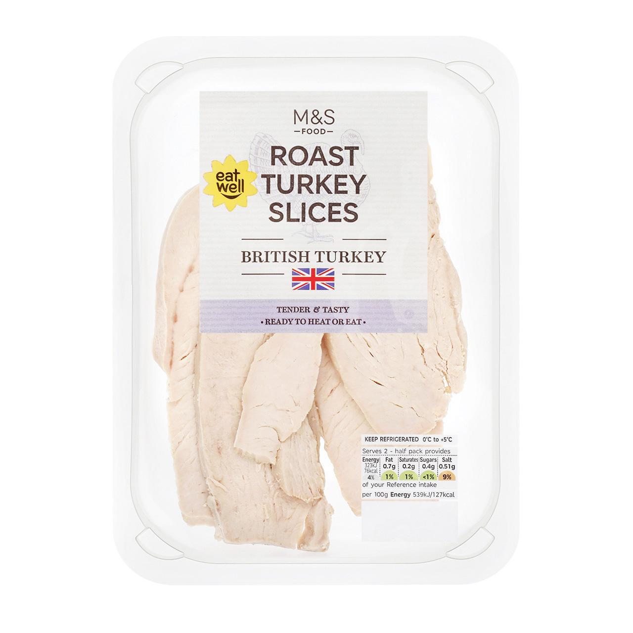 M&S British Roast Turkey 4 Slices