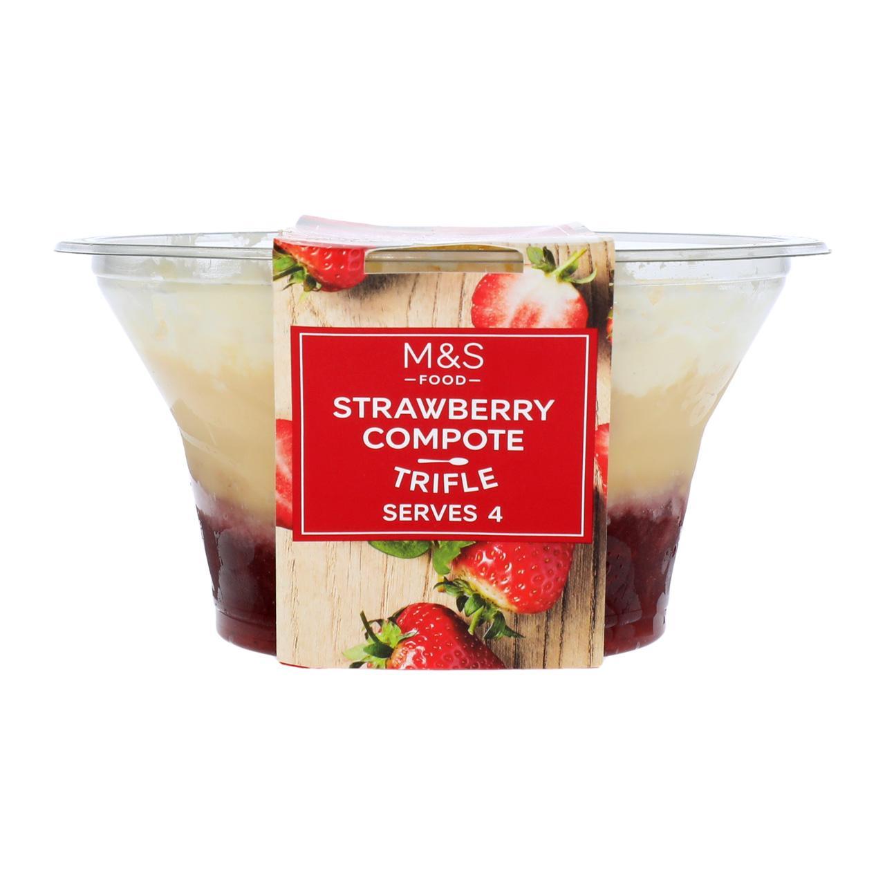 M&S Strawberry Compote Trifle