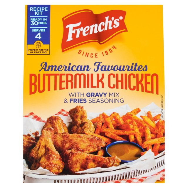 French's Buttermilk Chicken with Fries Seasoning Recipe Kit 85G