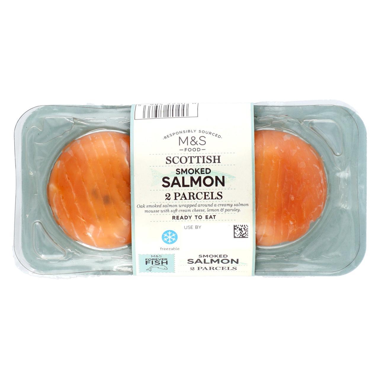 M&S Smoked Salmon Parcels