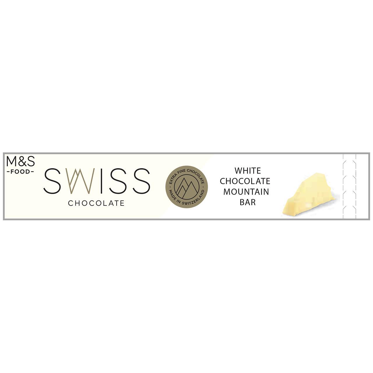 M&S Swiss White Chocolate Mountain Bar