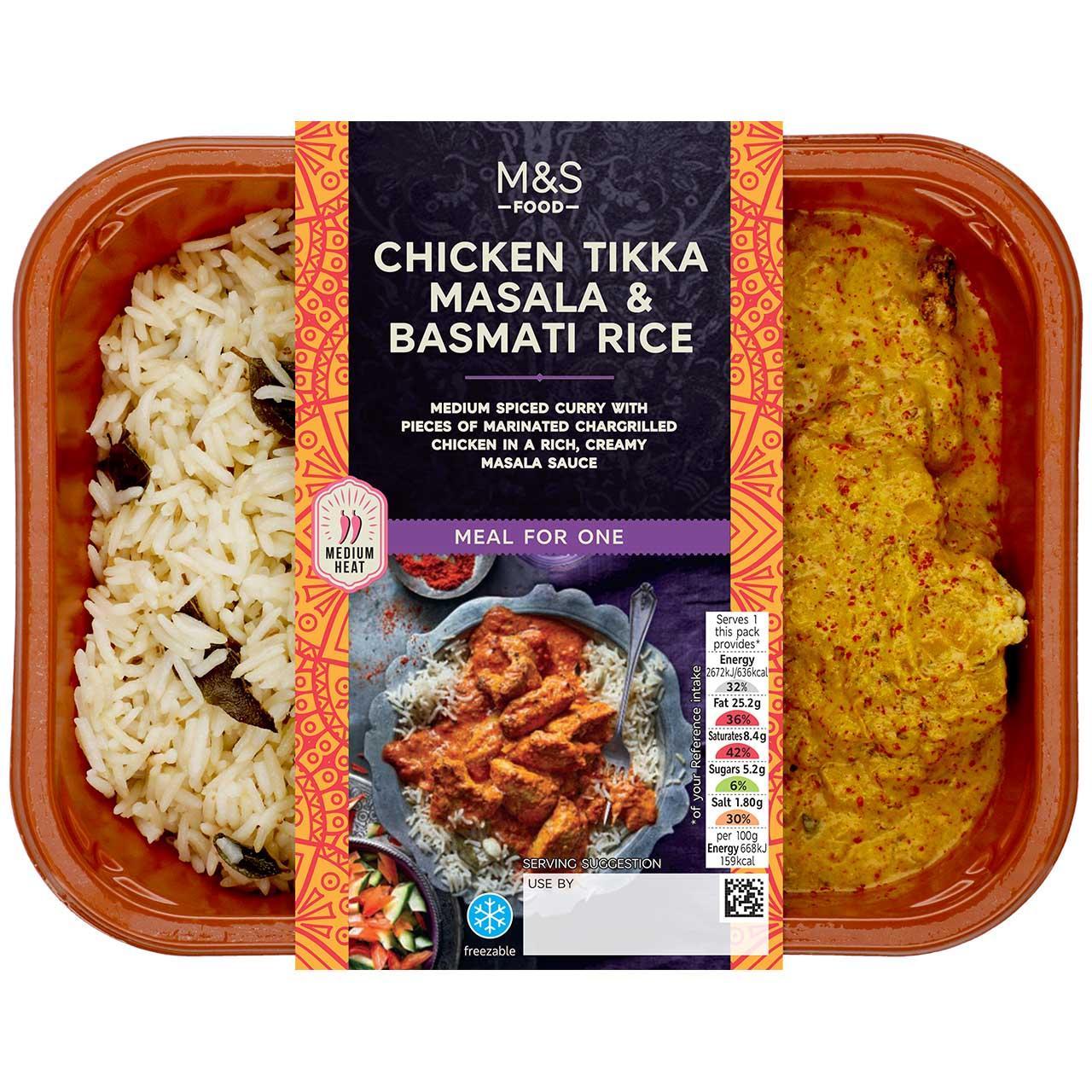 M&S Chicken Tikka Masala with Basmati Rice