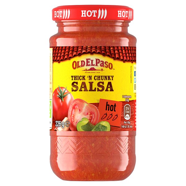 Old El Paso Thick 'N' Chunky Hot Salsa 226g