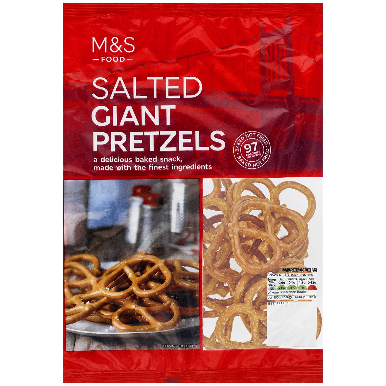 M&S Giant Salted Pretzels