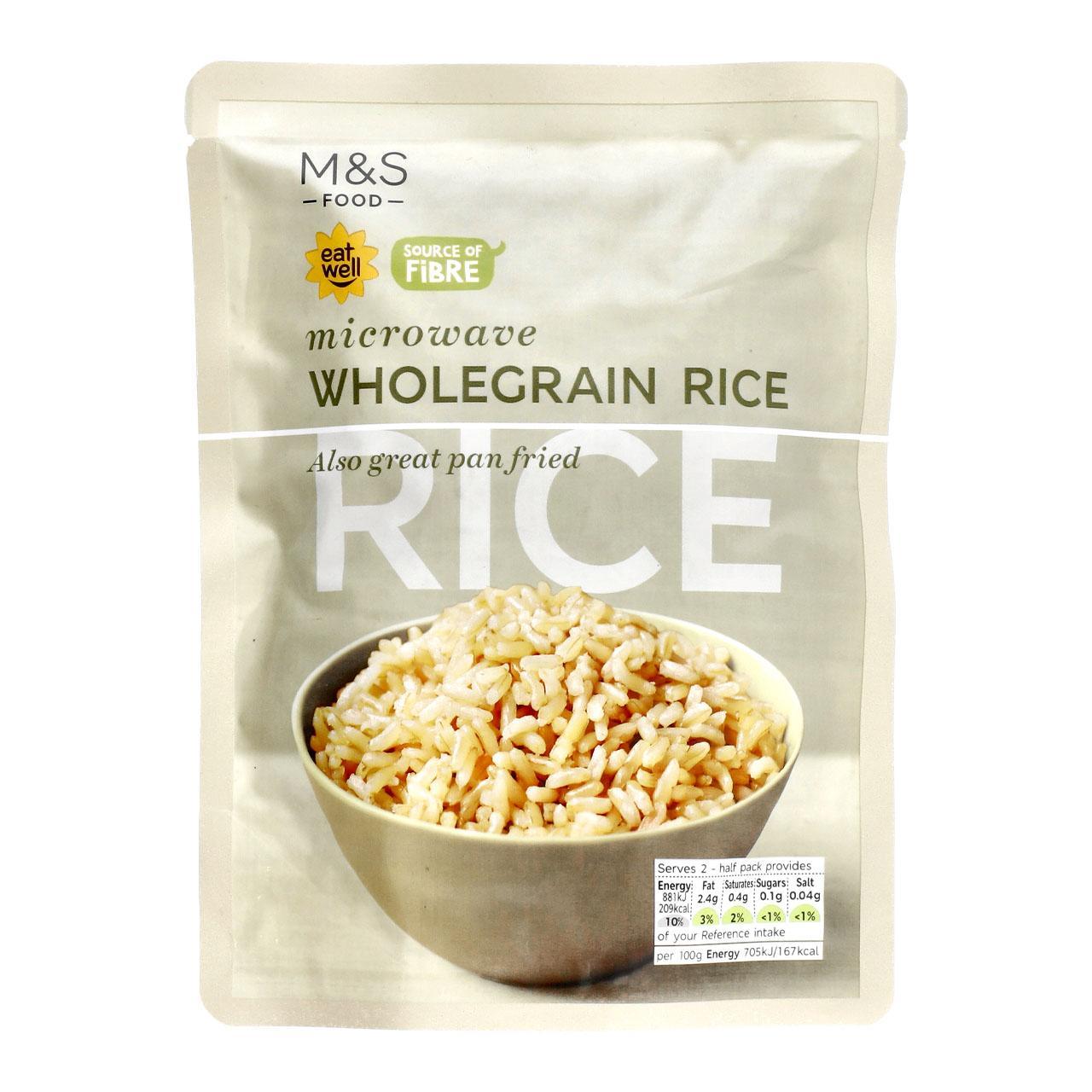 M&S Microwave Wholegrain Rice