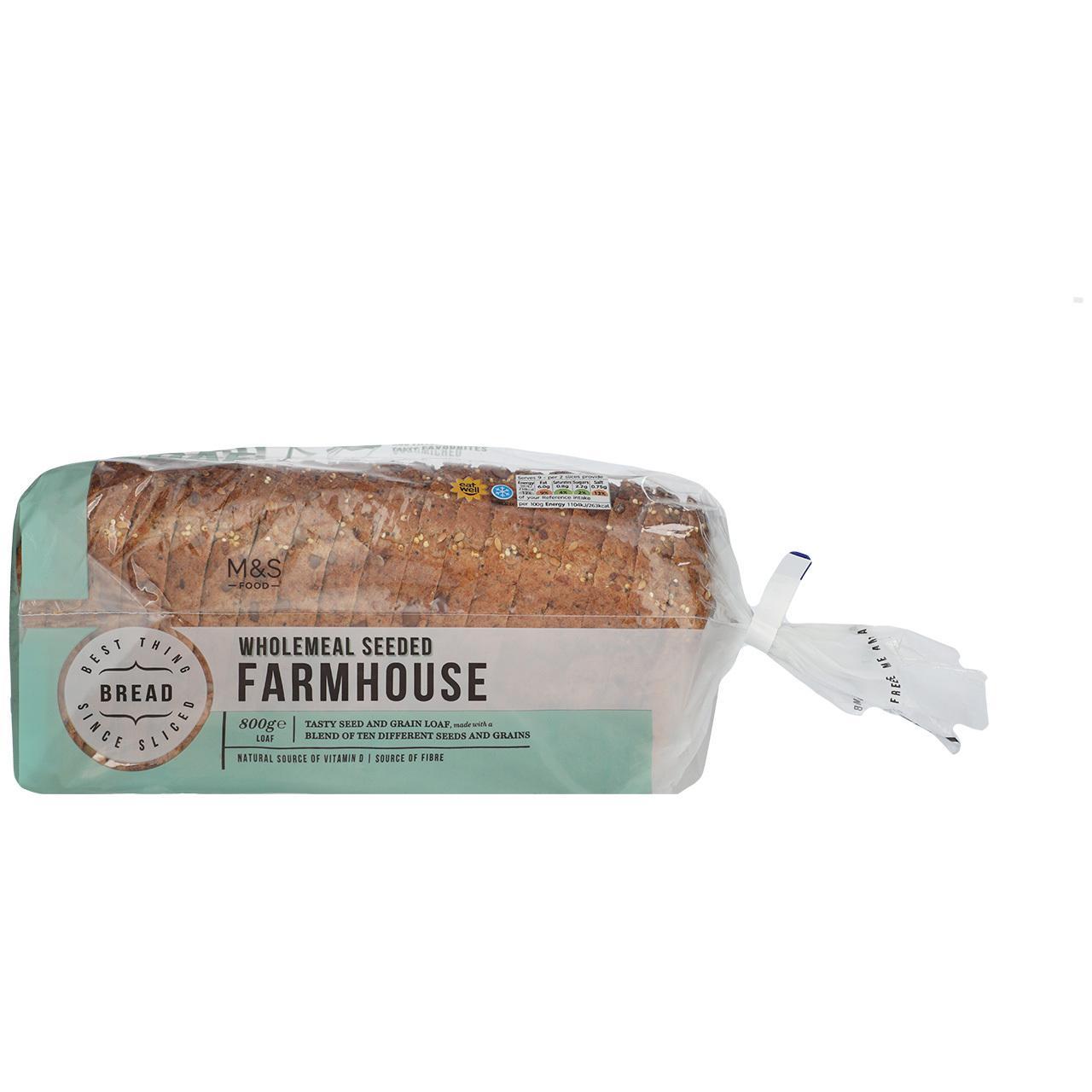 M&S Wholemeal Seeded Farmhouse Bread Loaf