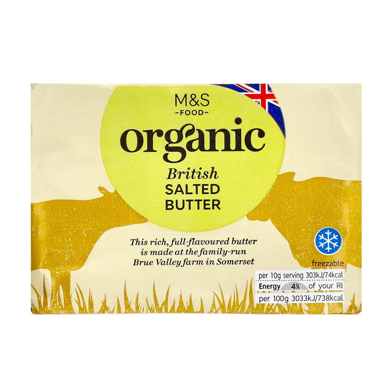 M&S Organic British Salted Butter