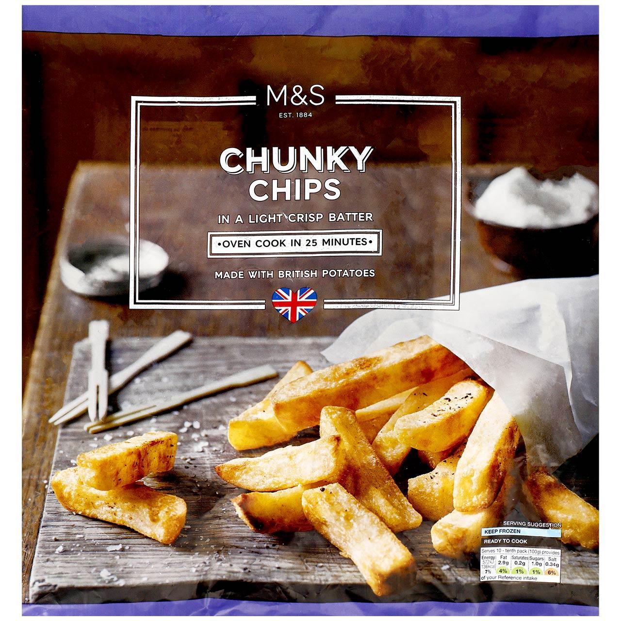 M&S Chunky Chips Frozen