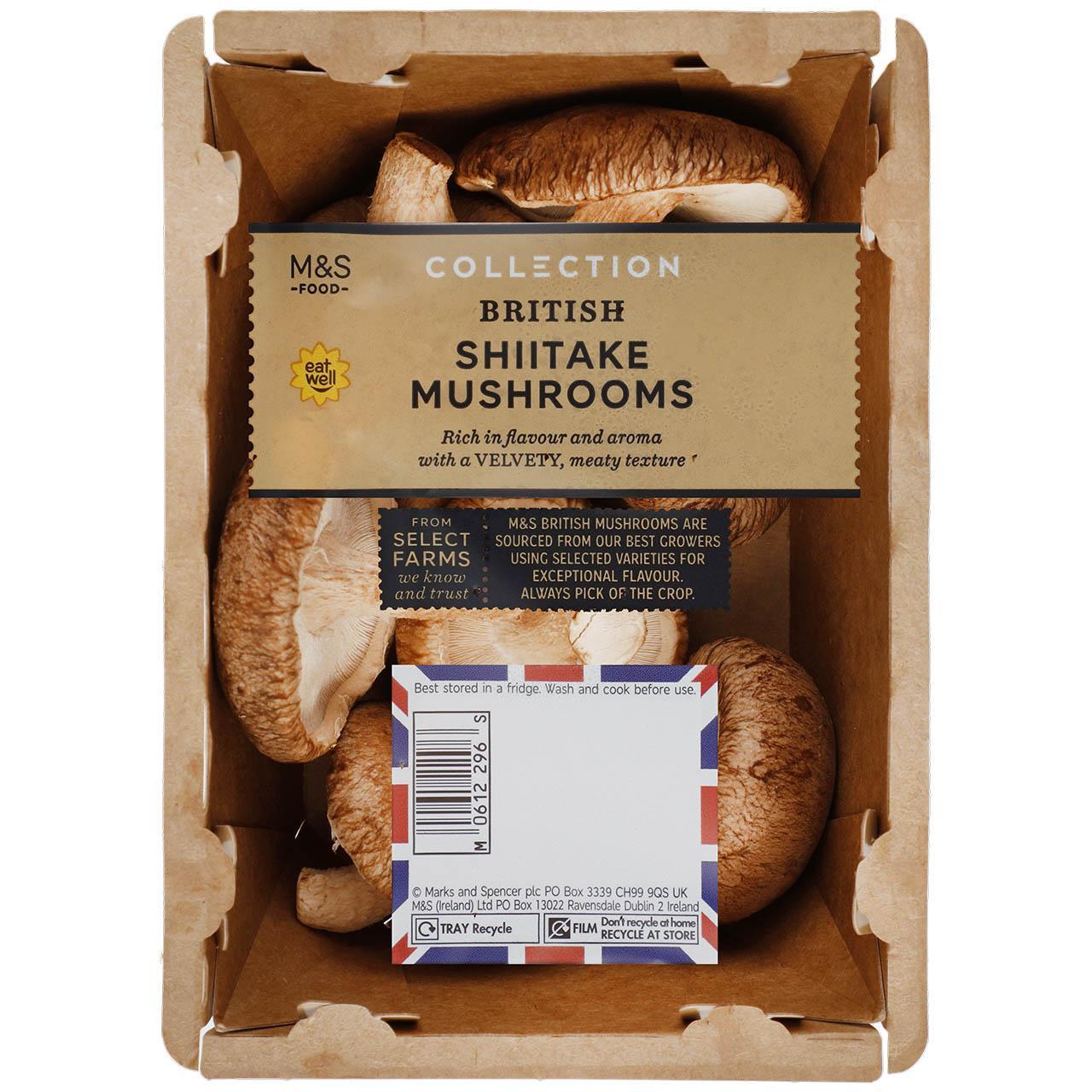 M&S British Shiitake Mushrooms