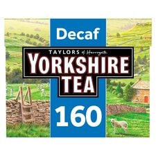 Yorkshire Decaffeinated 160 Tea Bags 500G